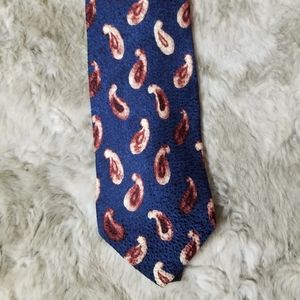 Joseph Abboud  brown and navy silk tie